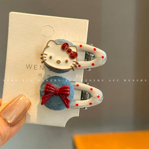 WENZHU | Cute Cat Dots Clips for Girls