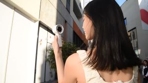 Mini Portable Fan USB Rechargeable Handheld Jet Fan Strong Wind 100 Gear Speed Adjustable Turbo Fan