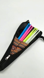 DrumStick Bag Ethnic Style Drumstick Case Large Capacity Handbag Percussion Instrument Accessories