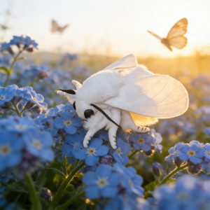 Lifelike Simulation White Moth Plush Toy Webworm Moth Butterfly Stuffed Animal Doll Cute Accompany Bedding Hug Pillow Kids Gifts