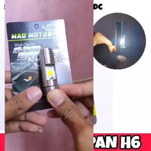 Lampu Led H6 2 Sisi Putih Universal
