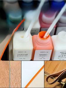Premium 10 Color Medium Gloss Edge Oil for DIY Handmade Leather Goods Repair And Finishing Treatment Agent Bed Surface