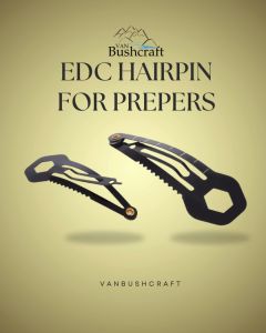 EDC Hairpin Stainless Steel Tactical Hair Clips Pocket 7-in-1 Mini Multitool Self-defense Survival Kit Outdoor