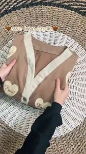 SWE LOVE CARDIE SWEATER OVERSIZE - CARDIGAN OUTER SWEATER WANITA TERLARIS