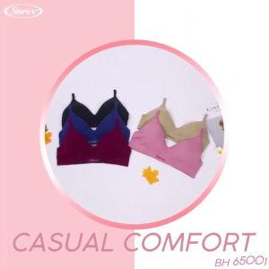 Sorex Bra Tanpa Kawat Busa Kait 2 Setara Cup B Bra Harian Casual Comfort BH 65001