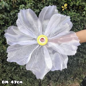Kelopak Bunga Dekorasi Pelaminan model bunga sepatu /Artificial Flower / Kap Bunga Dekorasi / Bunga Hias / Giant Flower Premium / bahan kain organdi Organza