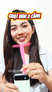 Quạt Mini Usb 2 Cánh Rời Tiện Lợi Siêu Mát