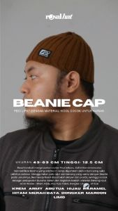 PECI BEANIE CAP ROSAL Kupluk Sholat Pria Cowok ROSAL