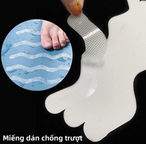 24 Miếng Dán Chống Trượt Hình Sóng Thân Thiện Với Môi Trường Chất Kết Dính Chắc Chắn Chống Trượt Cho Phòng Tắm Bồn Tắm Sàn Nhà Tắm Và Cầu Thang
