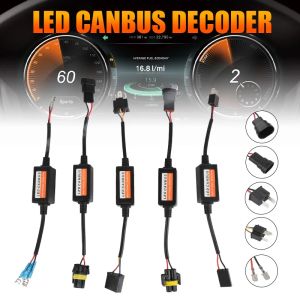 1-4pcs LED Canbus Decoder Adapter For H1 H4 H7 H11 9005 9006 9012 Anti-Flicker Harness Bulbs Resistor Warning Error Canceller