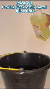 Sabun Pel Pembersih Lantai 5 Liter KLINO CARE Floor Cleaner 5liter Antibacterial Refill Tidak Lengket Plus Disinfektan