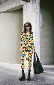 [DarkCat] Bodysuit ชุดกีฬา Outdoor กัน UV สำหรับ ตีกอล์ฟ ว่ายน้ำ ดำน้ำ ฟรีไดร์ฟ วิ่ง เทรล รุ่น 2EASY ลาย Wild Pop