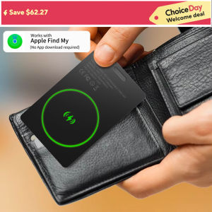 Wallet Anti-loss Card GPS Tracking Smart Location Tag with iPhone Find My Ultra-thin Card Bluetooth Device Wireless Charge IP68