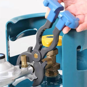 Quivlox 3 in 1 Multifunctional Gas Valve Wrench Gas Tank Pressure Reducing Valve Wrench Liquefied Gas Profes