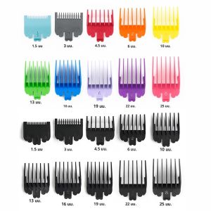 8/10 ชิ้นพลาสติกผม Clipper หวีจํากัดสําหรับผู้ชาย Salon ตัดผม Trimmer ท่องเที่ยวสิ่งที่แนบมาตัดผมจัดแต่งทรงผมเครื่องมือ