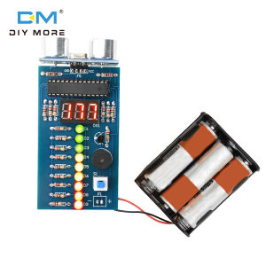 diymore DC 4.5-6V Ultrasonic Rangefinder Reversing Radar Alarm Ultrasonic Rangefinder Alarm Module Soldering Practice DIY Kit