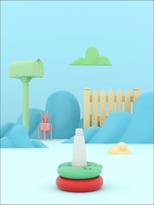 Rainbow Stacking Rings Toys Stacking Toys for Toddlers Baby Sensory Montessori Toys Bath Toys