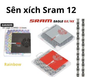 Sên xích xe đạp Sram NX eagle 12 speed Full box 126 mắt phù hợp Xe đạp leo núi MTB