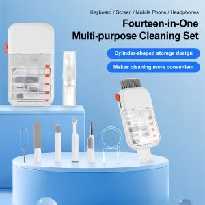 14 in 1 Multi-Function Cleaning Kit Keyboard Earbuds Screen Cleaner Set Q14 Portable Tool⚡PH deliveryIn stock⚡