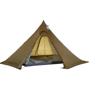 ASTAGEAR | Silicon-Coated Waterproof Wind-Resistant Four-Season Hiking Pyramid Tent 5+ People