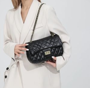 Diamond Grid Chain Small Bag for Women 2026 New Arrival High-End Trendy Versatile Fashion Crossbody Single Shoulder Bag