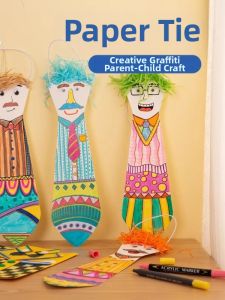 DIY Paper Tie Craft Material Set