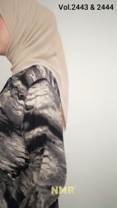 NMR Midi Dress Rayon Viscose Kerut Vol 2443-1