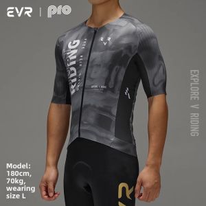 evr | High-Elastic Breathable Cycling Jersey Mens Fit