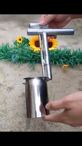 Alat Transplanter Bibit Tanaman Dan Pohon Buah Untuk Penanam Bibit Tanaman dengan pegangan panjang