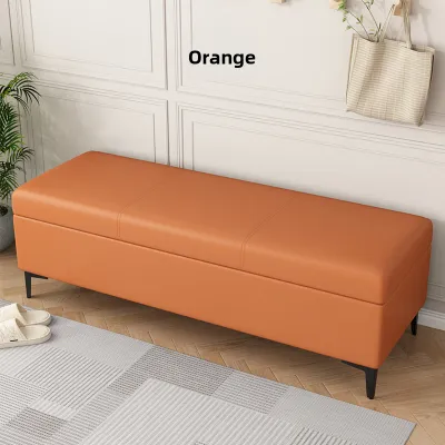 Modern Minimalist Home Entrance Shoe Changing Bench Long Storage Bench Sofa Bench for Clothing Stores Wooden Material
