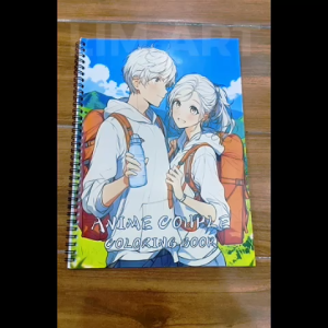 Sổ Tô Màu Cặp Đôi Anime A4 Coloring Book Couple 24 Tờ Gáy Lò Xo LIM ART