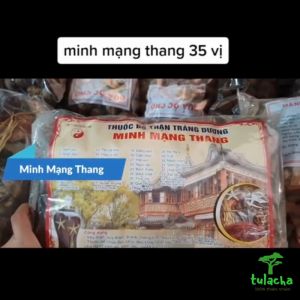 Minh Mạng Thang 35 vị ngâm rượu giúp bổ thận tráng dương tăng cường sinh lý nam đặc biệt có 2 tắc kè - Dược Liệu Cao Cấp.