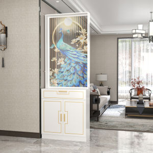 Good-looking High Quality Screen Cabinet opposite Door Partition Modern Minimalist Doorway Living Room Entrance Cabinet Blocking