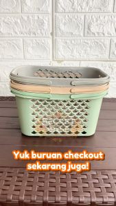 MINI KERANJANG MANDI - Keranjang Plastik Serbaguna / Keranjang Parcel