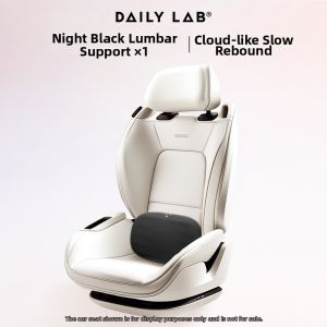DAILY LAB | Neck Pillow and Lumbar Support Cushion Car Seat Protection Kit