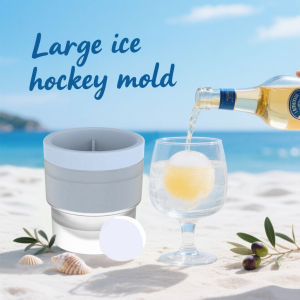 Ice Ball Maker Slow-Melting Easy Release Reusable Crystal Clear Premium Silicone Round Sphere Whiskey Ice Ball Maker Ice Mold