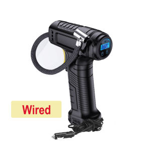EAFC 150PSI Handheld Air Compressor Wireless/Wired Air Pump AirPump Digital Tire Air Pump 120W Air Pump for With LEDCar Bike