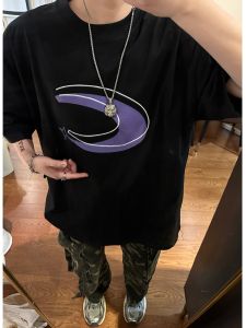 Áo Thun Cotton Tay Ngắn Mùa Hè 2025 Cho Nam Áo Thun Cotton Thường Ngày Dáng Rộng in Họa Tiết Thời Trang Cho Học Sinh Mặc Trong