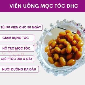 Viên uống giảm rụng mọc tóc ngừa hói DHC Millet Up 90 viên Nhật Bản