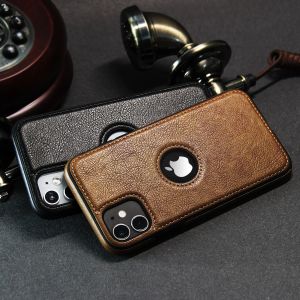szhaiyu | Ultra Thin Slim Business Leather Cover For iPhone 17 Air 16E 16 15 14 12 Pro Max 13 Mini Shockproof Phone Case