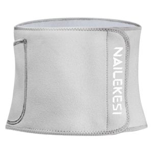NAILEKESI | Đai Quấn Bụng Đốt Mỡ Tạo Mồ Hôi Ion Bạc Cho Tập Luyện và Chạy Bộ