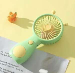 Kipas Angin Mini Genggam Bentuk Alien Kipas Angin Mini Cute Karakter Portable Cute Mini Handheld Fan