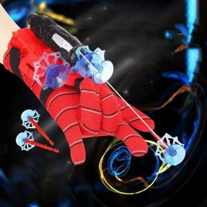 Spider Launcher Toy Web Shooters for Kids Cosplay Launcher String Toy Spider Hero Role-Play Gift