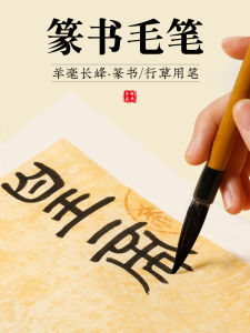 Professional Grade Adult Calligraphy Brush Set Sheep Hair Long Tip for Seal Script Calligraphy Beginner Kit Engraving Practice Book