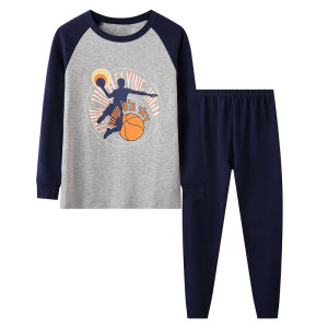 Autumn Clothes Long Pants Boys Pure Cotton Underwear Set Teenagers Youth Fall and Winter Cotton Boys Thermal Top Thermal Pants Cotton Jersey