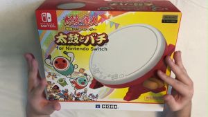 กลอง Taiko Drum for Nintendo Switch ยี่ห้อ Hori [ชุดกลอง Taiko] [กลอง Taiko] [Drum set for switch]