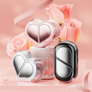 New Heart-shaped Earphones Creative Rotating Heart K520 Ultra Long Range Wireless True Noise Reduction Bluetooth Earphones Girl Gift