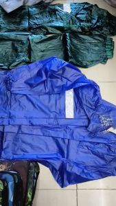 RAINCOAT RUBBERIZED MAKAPAL (GREEN BLUE GRAY AND BLACK)