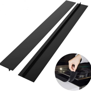 YITAPE Silicone Stove Counter Gap Cover Heat Resistant Oven Gap Filler Universal Sealing T-Strip Spill Guard Kitchen 25 30 Inch