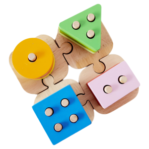 Montessori Educational Wooden Sorting Stacking Toy